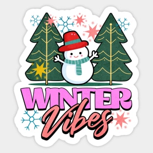 Winter Vibes Sticker